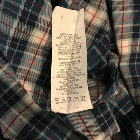 Original Penguin Men's Heritage Fit Blue Plaid Buttondown - Size is Missing - Picture 11 of 11